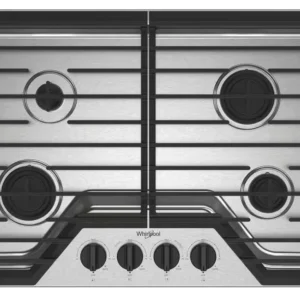Whirlpool 30 in. 4-Burners Recessed Gas Cooktop WCGK3030PW