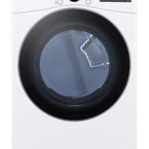 LG 7.4 cu. ft. Ultra Large Capacity Smart Wi-Fi Electric Dryer with TurboSteam™ - White (DLEX4000W)