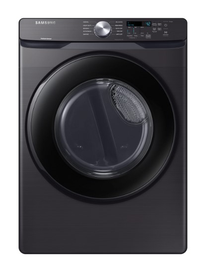 Samsung 7.5 cu. ft. Gas Dryer with Sensor Dry & Smart Care - Brushed Black (DVG45T6000V)