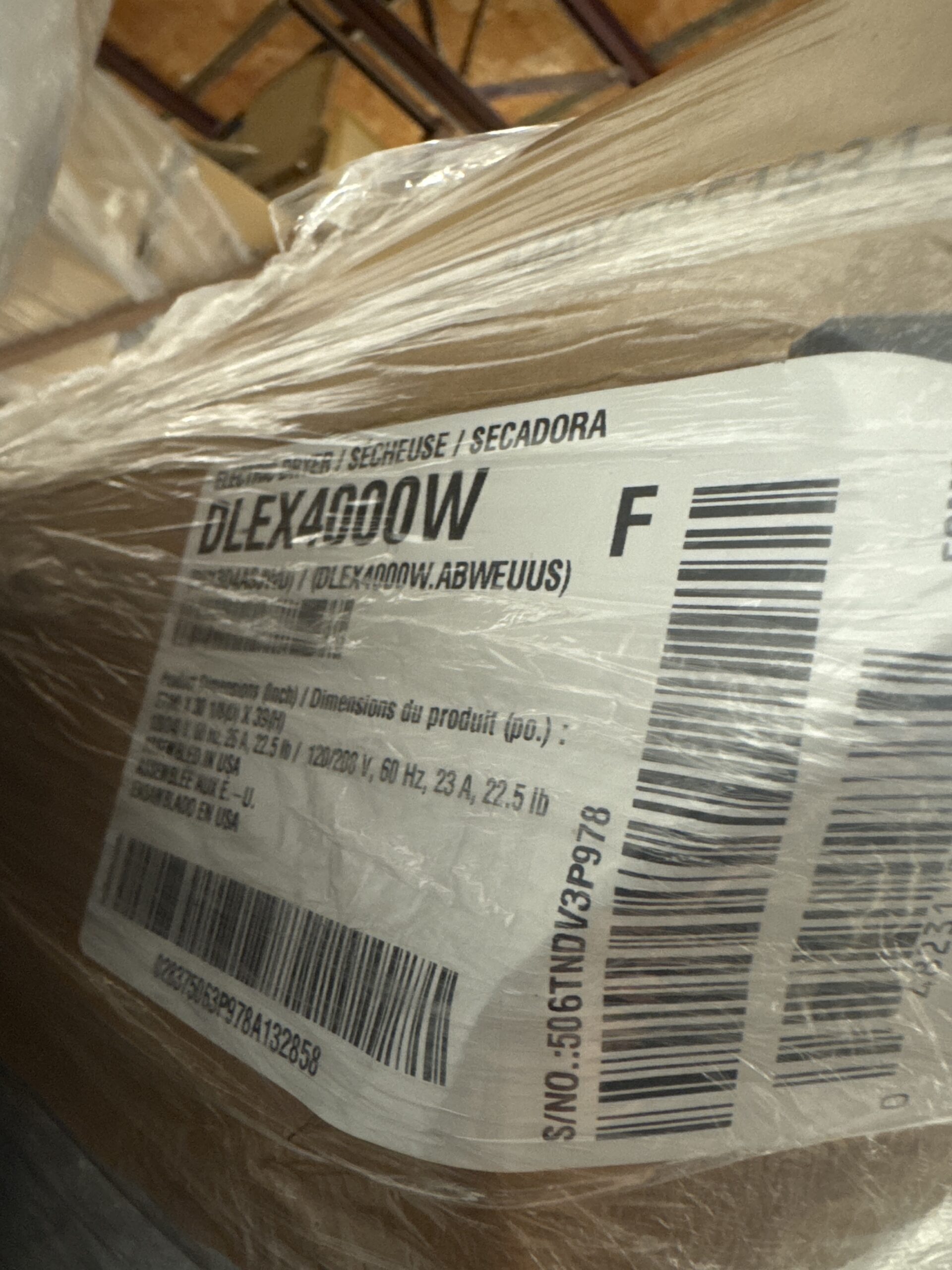 LG 7.4 cu. ft. Ultra Large Capacity Smart Wi-Fi Electric Dryer with TurboSteam™ - White (DLEX4000W) - Image 5