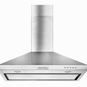 KitchenAid 36-Inch Wall Mount Range Hood, 400 CFM, LED, Stainless Steel (Model: KVWB406DSS)