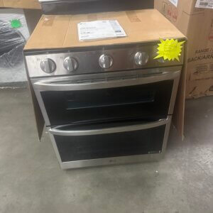 LG 6.9 cu. ft. Smart Gas Double Oven Range with ProBake Convection® & Air Fry – Stainless Steel