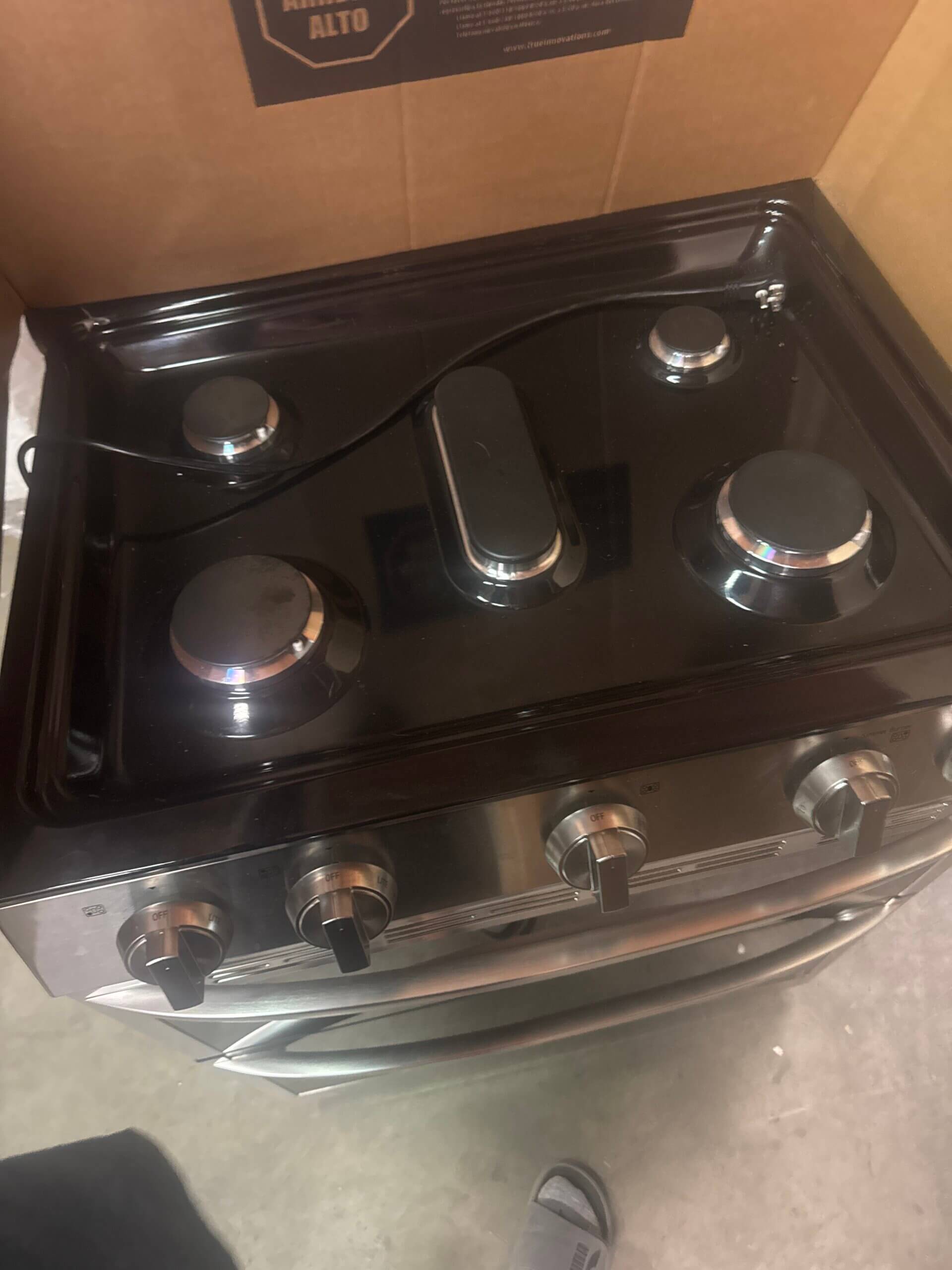 LG 6.9 cu. ft. Smart Gas Double Oven Range with ProBake Convection® & Air Fry – Stainless Steel - Image 4