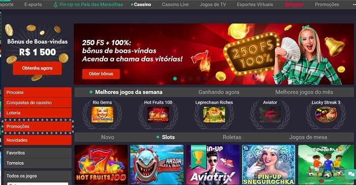 casino pin up online