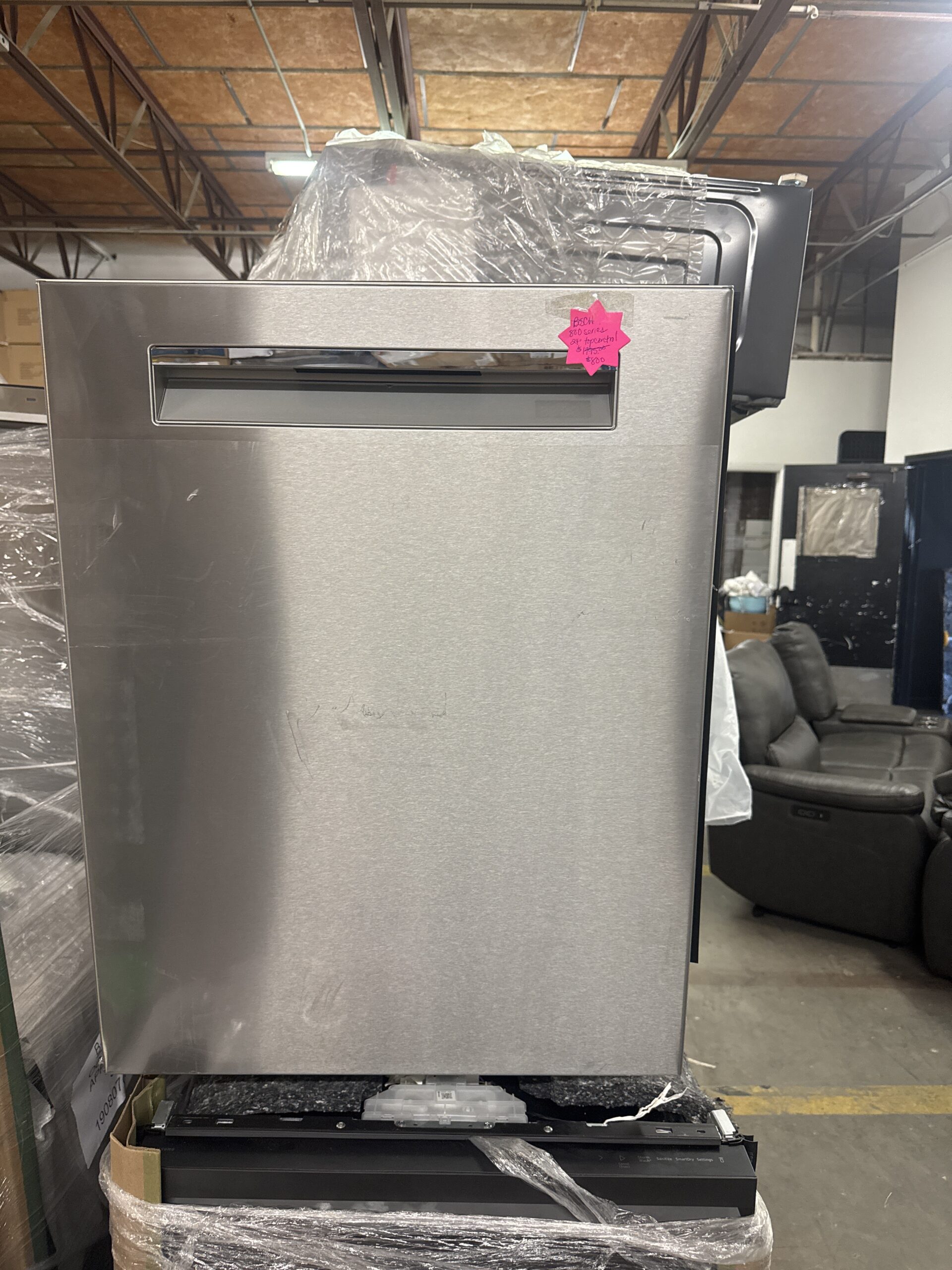 Bosch 800 Series 36" Counter-Depth French Door Smart Refrigerator - 21.6 Cu. Ft. Stainless Steel