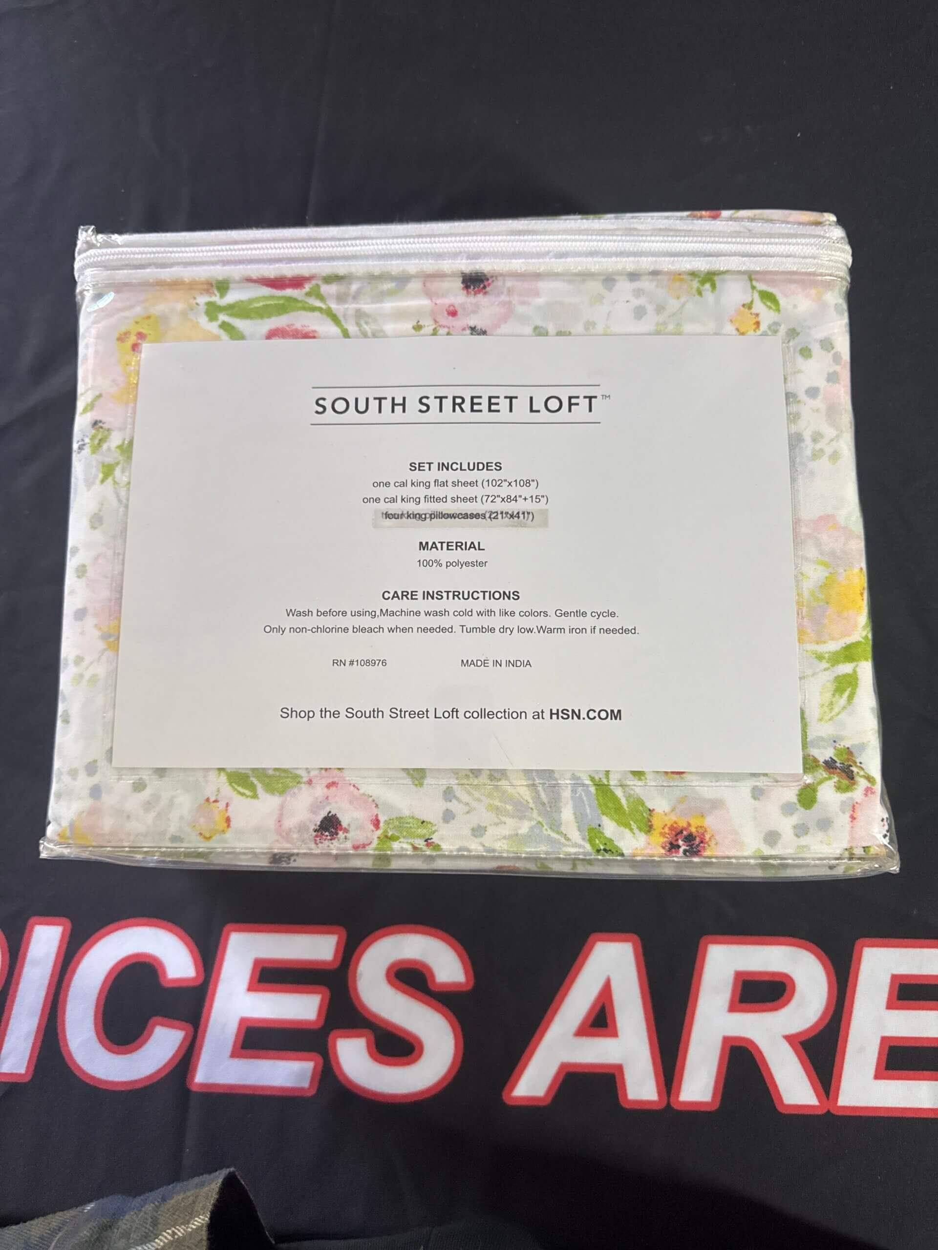 South Street Loft Premium King Sheets | Ultra-Soft & Wrinkle Resistant