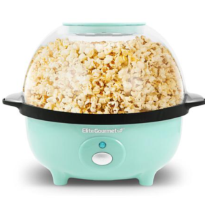 Elite Gourmet 3-Quart Electric Stirring Popcorn Popper - Vintage Style