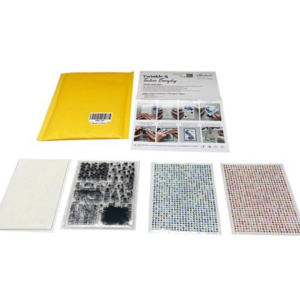 Aladine Twinkle & Texture 3D Design Kit - Stamps & Rhinestone Set