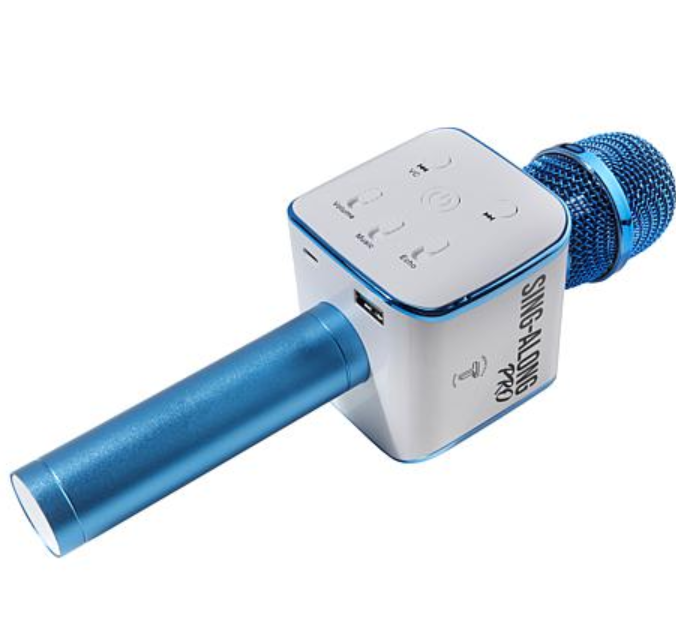 Singing Machine Sing-Along Pro Bluetooth Karaoke Microphone