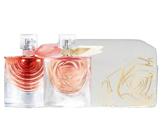 LNC La Vie Est Belle Specialty Duo Set with Luxury Cosmetic Bag