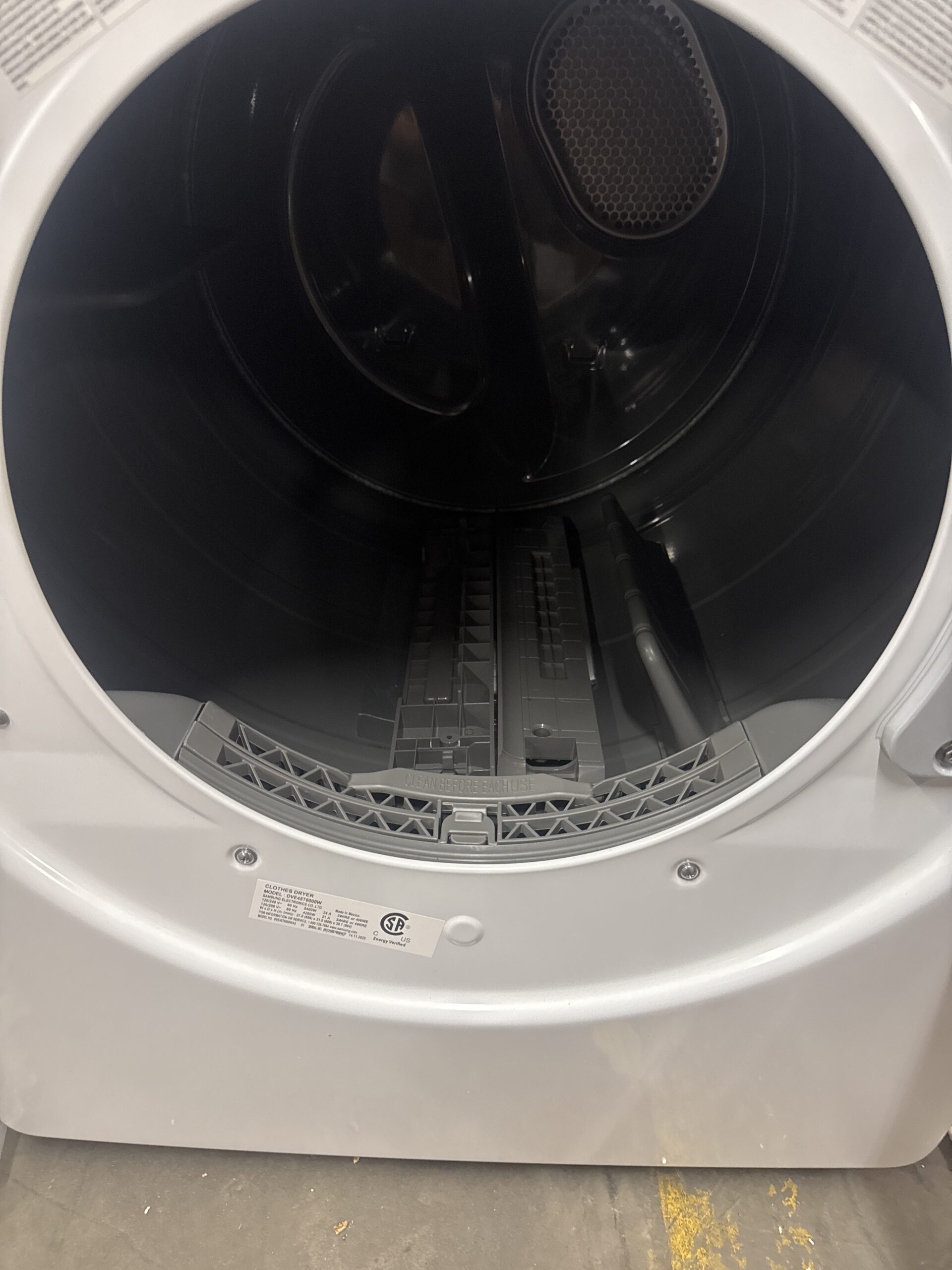 Samsung 7.5 cu. ft. Electric Dryer with Sensor Dry - DVE45T6000W - Image 2