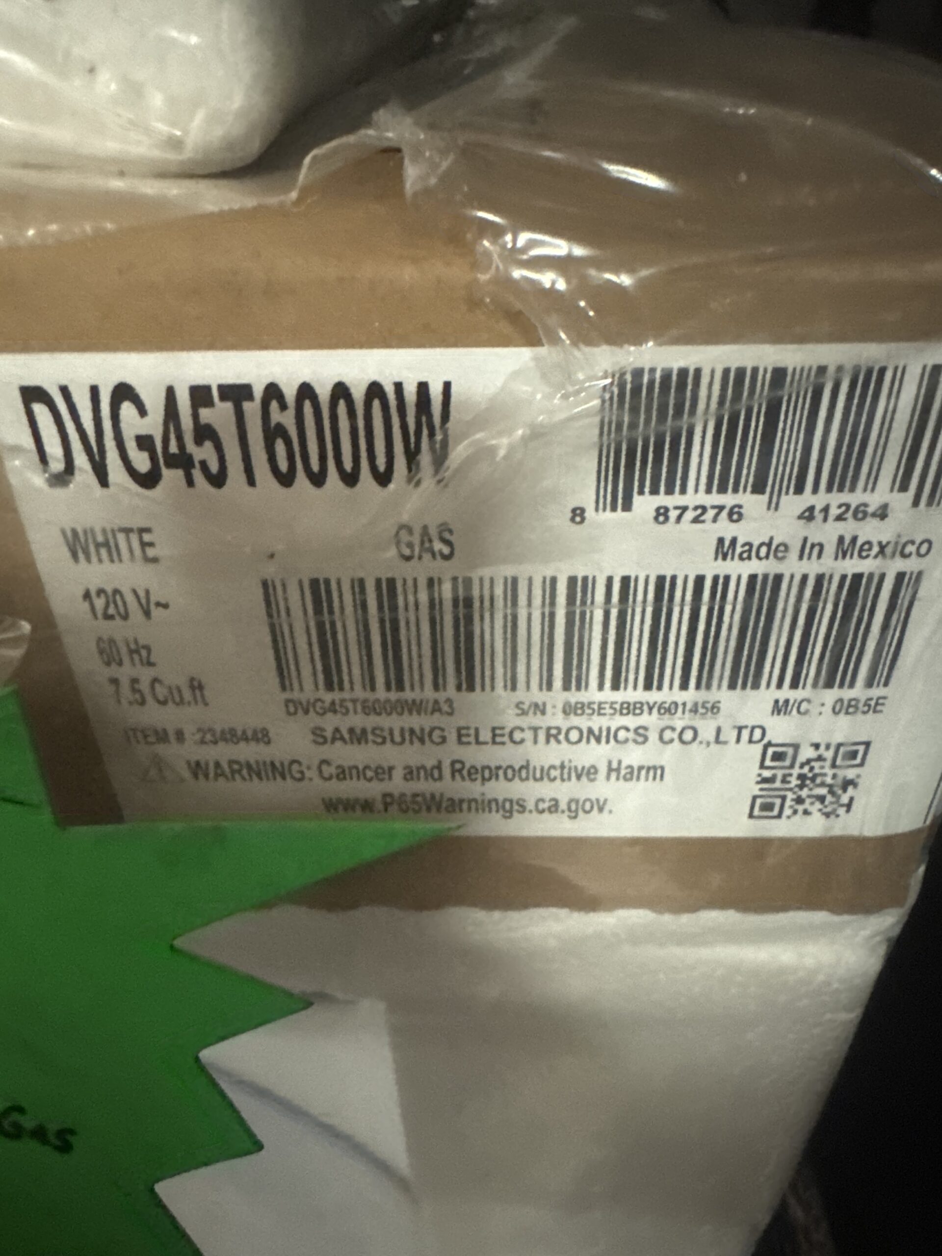 Samsung 7.5 cu. ft. Gas Dryer with Sensor Dry - Image 3